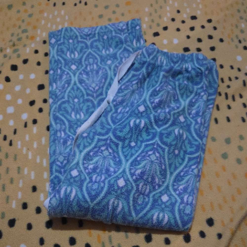 💚FOR SALE ONLY NO TRADES 💚Blue Patterned Pajama Pants Size Small